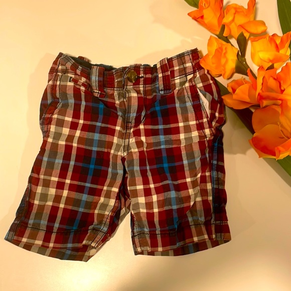 Red, White & Blue Plaid Tommy Hilfiger Boys 4T Shorts - Picture 1 of 3